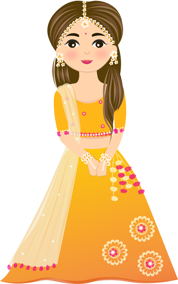 cute indian girl in lehenga